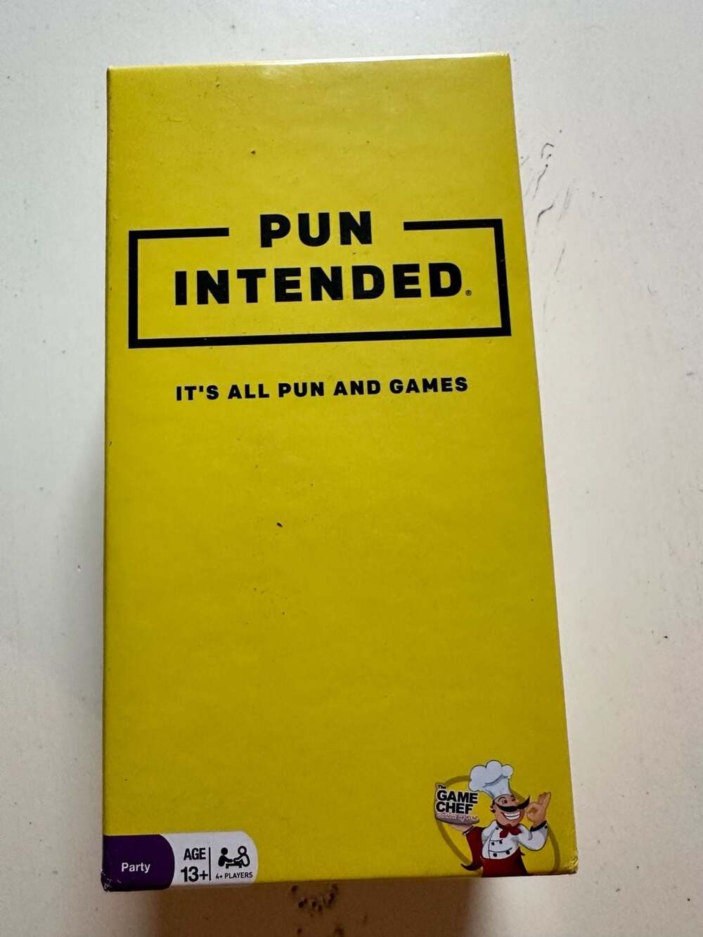 Pun Intended It's All Pun and Games Party Game